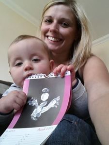 Hellp syndrome awareness calendar 2015 with Kelly Lewis and  Jake (her gorgeous rainbow baby) blog